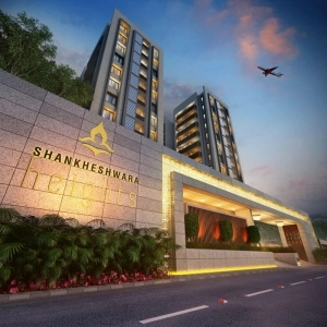 Shankheshwara Heights entrance lobby and entrance view 4