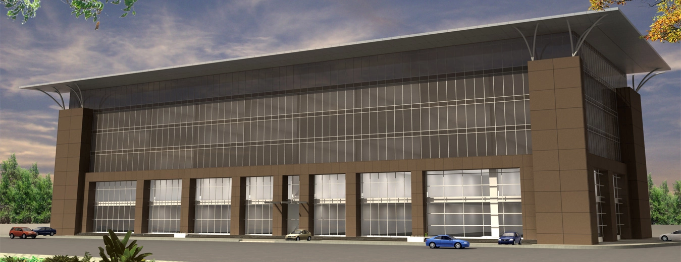 Shivalik Western modern commercial facade view slider 1