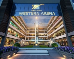 Western Arena aerial architectural view image 2