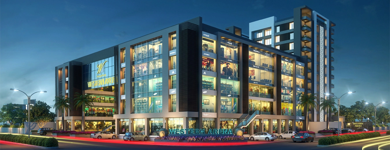 Western Arena residential elevation view slider image 1