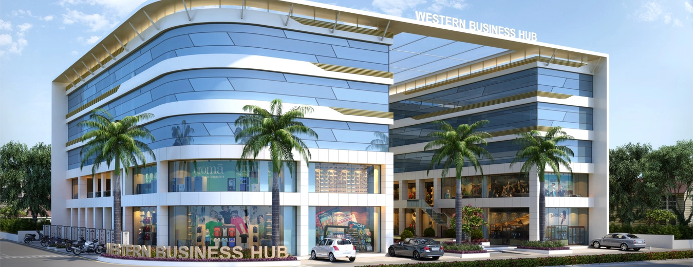 Western Business Hub exterior view commercial building