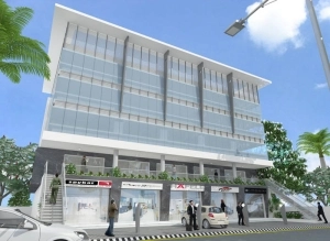 Western Shoppers retail commercial building perspective