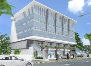 Western Shoppers commercial shops exterior elevation